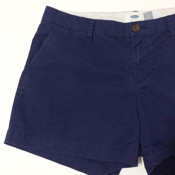 OLD NAVY Cotton Shorts | Navy Colour | Size 6 - Picture 2 of 12